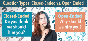 Open-Ended vs. Closed-Ended Questions