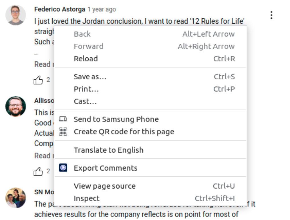 Extracting Comments Insights